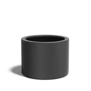 Adezz Circum Plantenbak Polyester Rond Recht 80 x 80 x 60 cm Zwartgrijs Aanbieding