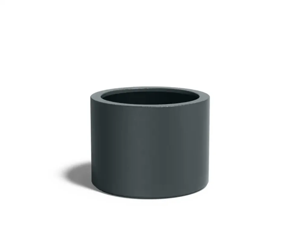Adezz Circum Plantenbak Polyester Rond Recht 80 x 80 x 60 cm Antracietgrijs Must-Have