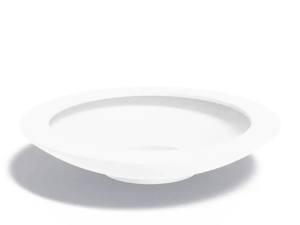 Adezz Ceder Plantenbak Polyester Rond Schaalmodel 200 x 200 x 40 cm Verkeerswit Actieprijs