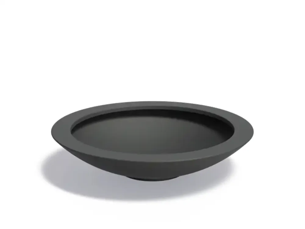 Adezz Ceder Plantenbak Polyester Rond Schaalmodel 153 x 153 x 34 cm Zwartgrijs Lage Kosten