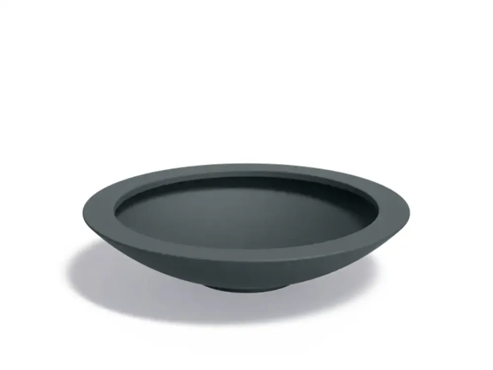 Adezz Ceder Plantenbak Polyester Rond Schaalmodel 153 x 153 x 34 cm Antracietgrijs Merkproduct
