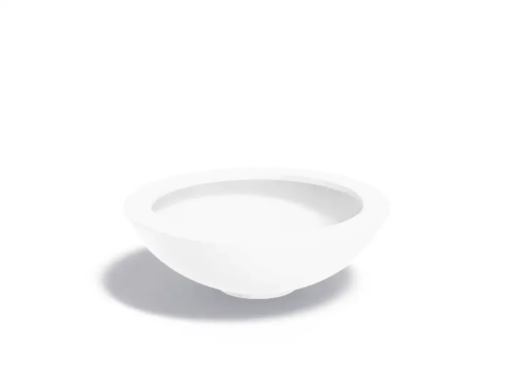 Adezz Ceder Plantenbak Polyester Rond Schaalmodel 120 x 120 x 40 cm Verkeerswit Nu Kopen