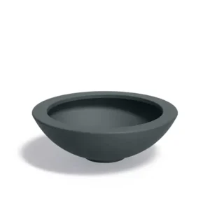 Shop Nu Adezz Ceder Plantenbak Polyester Rond Schaalmodel 120 x 120 x 40 cm Antracietgrijs