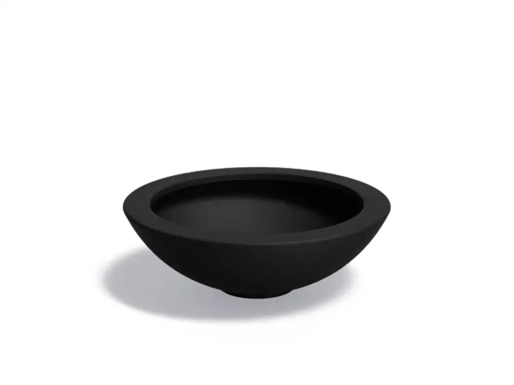 Hete Deal Adezz Ceder Plantenbak Polyester Rond Schaalmodel 120 x 120 x 40 cm Gitzwart