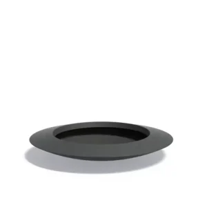 Adezz Ceder Plantenbak Polyester Rond Schaalmodel 120 x 120 x 20 cm Zwartgrijs Gereduceerde Prijs