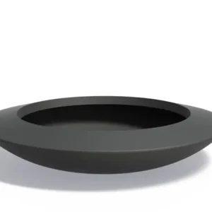 Adezz Malva Plantenbak Polyester Rond Schaalmodel 200 x 200 x 40 cm Zwartgrijs Merkproduct