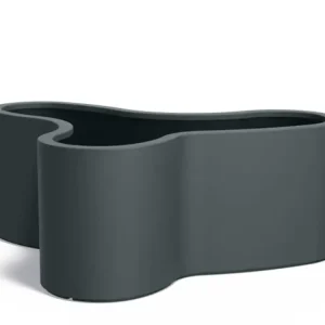 Adezz Organ Plantenbak Polyester Rond Organisch 161 x 133,5 x 60 cm Antracietgrijs Superprijs