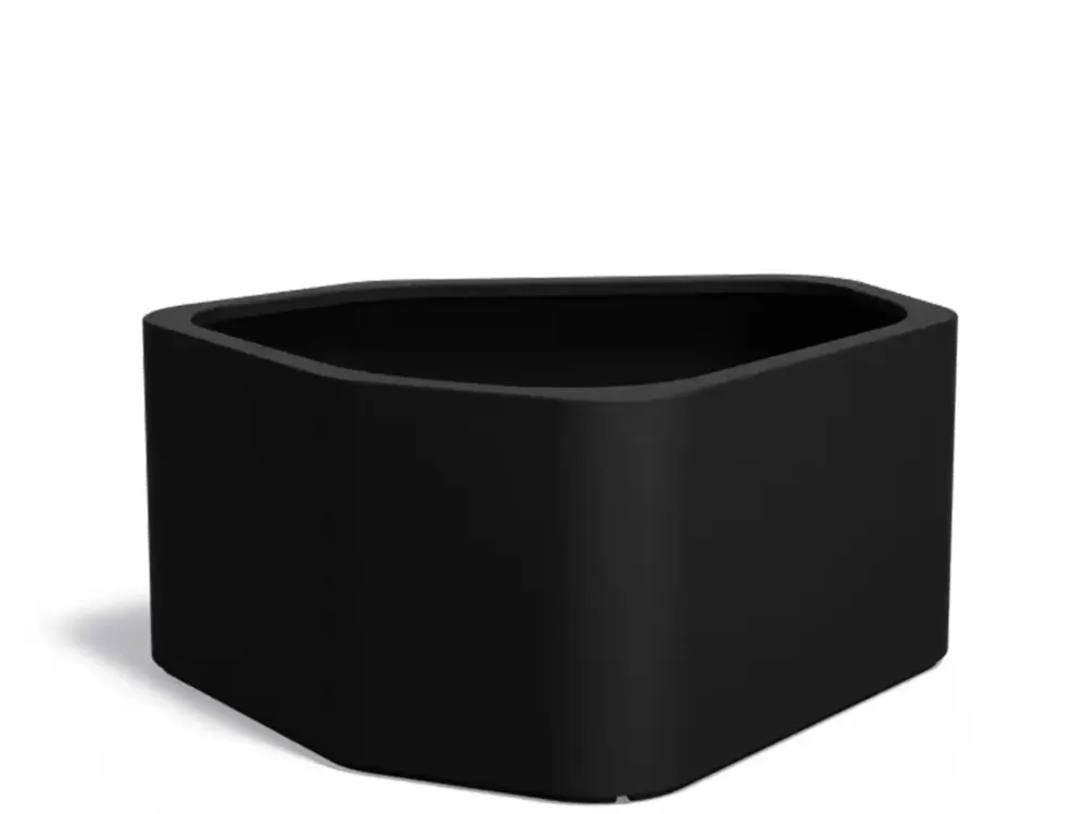 Adezz Shape Plantenbak Polyester Rond Hoeking 130 x 126 x 60 cm Gitzwart Koop Vandaag