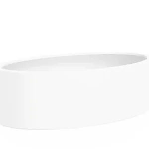Nieuw Adezz Ellipse Plantenbak Polyester Ovaal 200 x 120 x 60 cm Verkeerswit