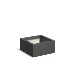 Populair Adezz Carrez Plantenbak Polyester Vierkant 80 x 80 x 40 cm Zwartgrijs