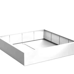 Shop Nu Adezz Carrez Plantenbak Polyester Vierkant 200 x 200 x 40 cm Verkeerswit