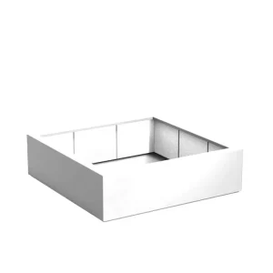 Adezz Carrez Plantenbak Polyester Vierkant 140 x 140 x 40 cm Verkeerswit Direct Beschikbaar