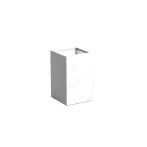 Favoriet Adezz Carrez Plantenbak Polyester Vierkant 50 x 50 x 80 cm Verkeerswit