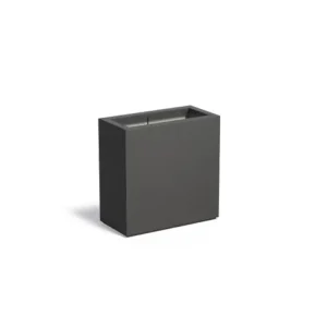 Meest Verkocht Adezz Carrez Plantenbak Polyester Rechthoek 80 x 40 x 80 cm Zwartgrijs