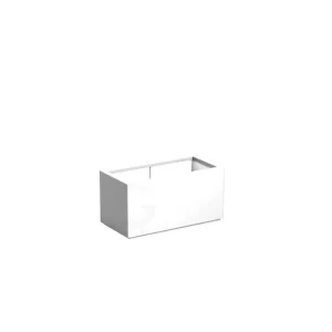 Shop Nu Adezz Carrez Plantenbak Polyester Rechthoek 80 x 40 x 40 cm Verkeerswit
