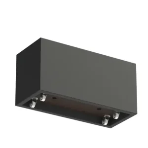 Adezz Carrez Plantenbak Polyester Rechthoek met wielen 120 x 50 x 60 cm Zwartgrijs Uitverkoop
