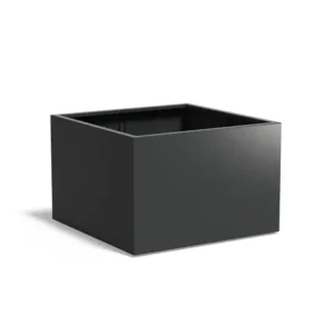 Uitverkoop Adezz Carrez Aluminium Plantenbak Vierkant 120 x 120 x 80 cm Zwartgrijs