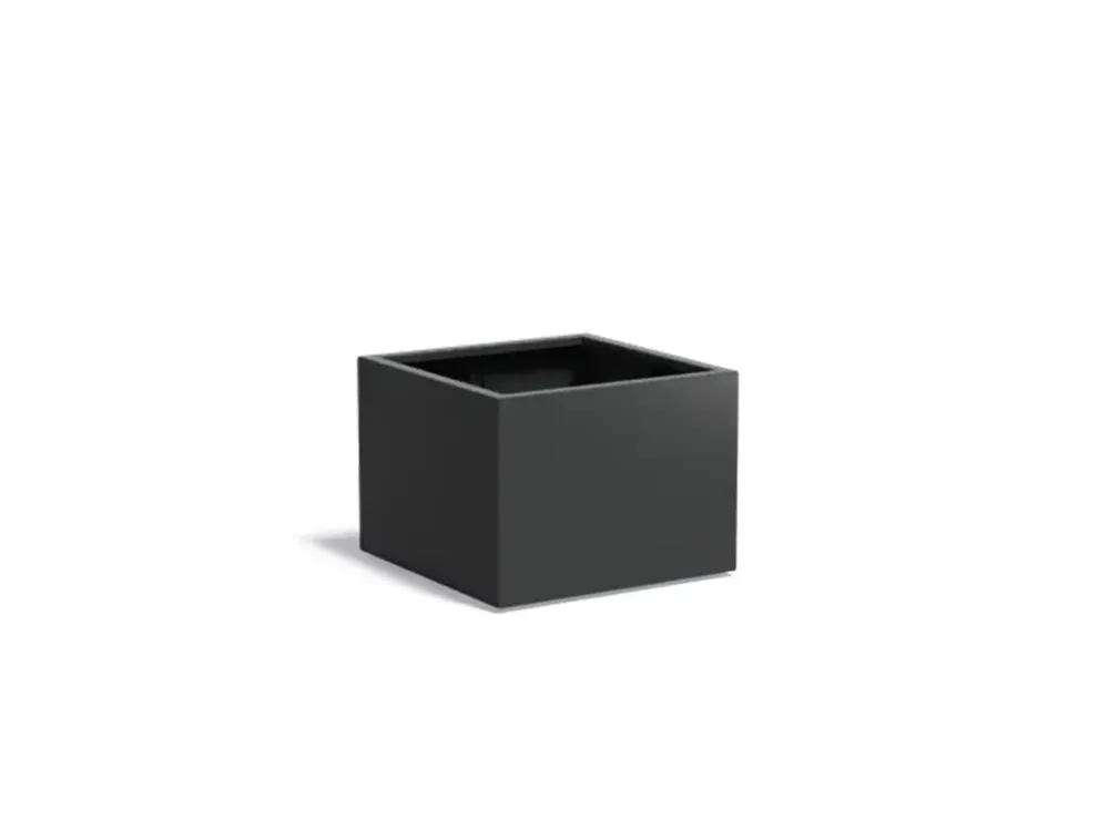 Adezz Carrez Aluminium Plantenbak Vierkant 80 x 80 x 60 cm Zwartgrijs Bestseller
