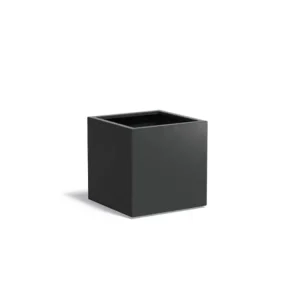 Populair Adezz Carrez Aluminium Plantenbak Vierkant 70 x 70 x 70 cm Zwartgrijs