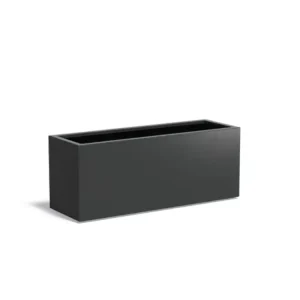 Laatste Kans Adezz Carrez Aluminium Plantenbak Rechthoek 150 x 50 x 60 cm Zwartgrijs