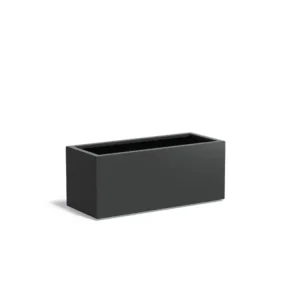 Adezz Carrez Aluminium Plantenbak Rechthoek 120 x 50 x 50 cm Zwartgrijs Op = Op