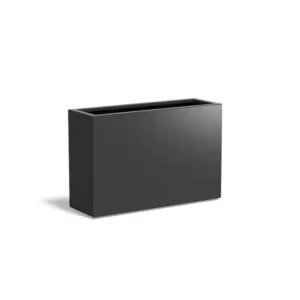 Adezz Carrez Aluminium Plantenbak Rechthoek 120 x 40 x 80 cm Zwartgrijs Finale Uitverkoop