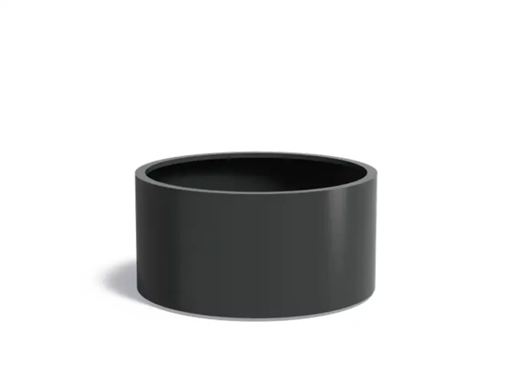 Adezz Circum Aluminium Plantenbak Rond 120 x 120 x 60 cm Zwartgrijs Gecertificeerd