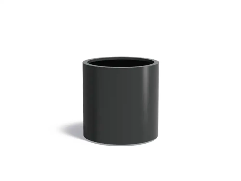 Adezz Circum Aluminium Plantenbak Rond 80 x 80 x 80 cm Zwartgrijs Nieuw