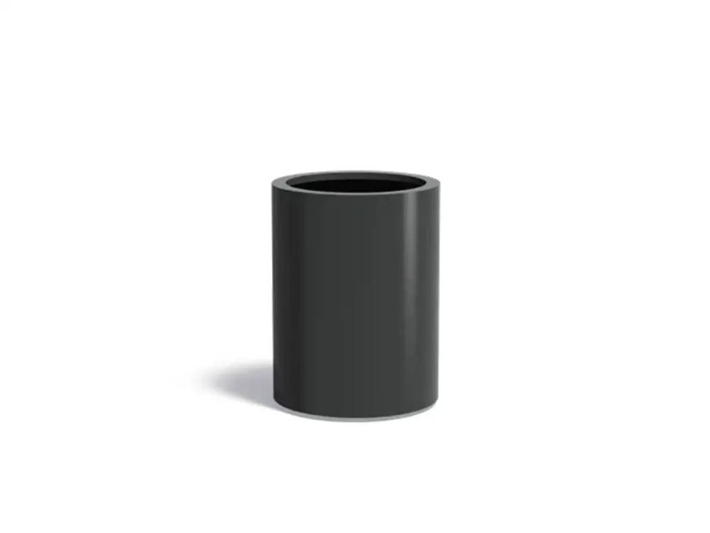 Adezz Circum Aluminium Plantenbak Rond 60 x 60 x 80 cm Zwartgrijs Voordeelprijs
