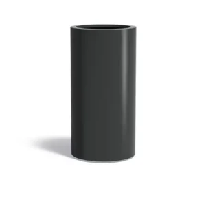 Finale Uitverkoop Adezz Circum Aluminium Plantenbak Rond 60 x 60 x 120 cm Zwartgrijs