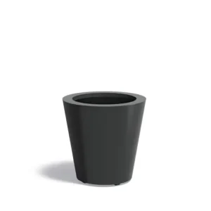 Adezz Conic Aluminium Plantenbak Rond 60 x 60 x 60 cm Zwartgrijs Voordeelprijs