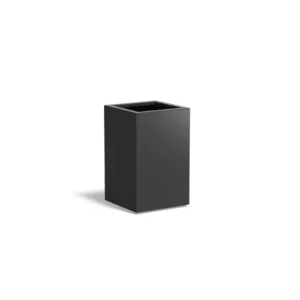 Snelle Levering Adezz Carrez Aluminium Plantenbak Vierkant 50 x 50 x 80 cm Zwartgrijs