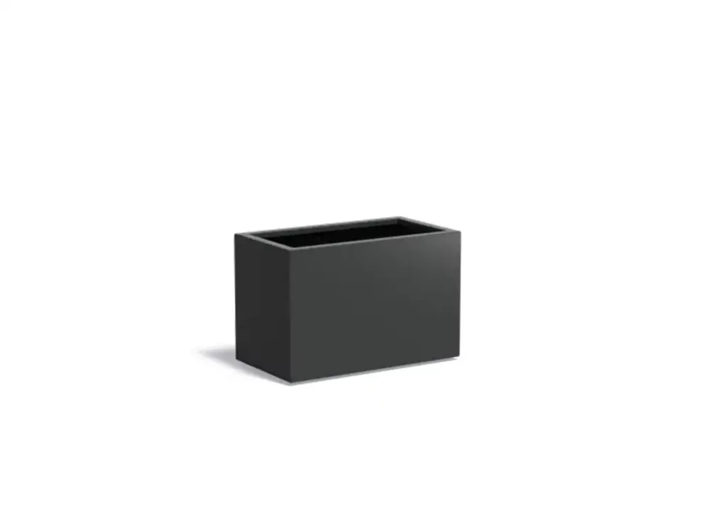 Favoriet Adezz Carrez Aluminium Plantenbak Rechthoek 90 x 50 x 60 cm Zwartgrijs