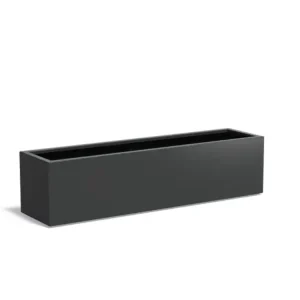 Direct Beschikbaar Adezz Carrez Aluminium Plantenbak Rechthoek 200 x 50 x 50 cm Zwartgrijs