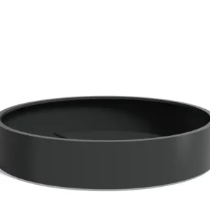 Adezz Circum Aluminium Plantenbak Rond 200 x 200 x 40 cm Zwartgrijs Betrouwbaar