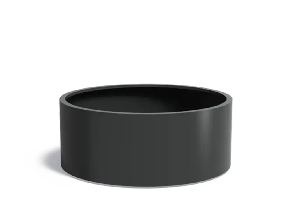 Nieuw Adezz Circum Aluminium Plantenbak Rond 150 x 150 x 60 cm Zwartgrijs