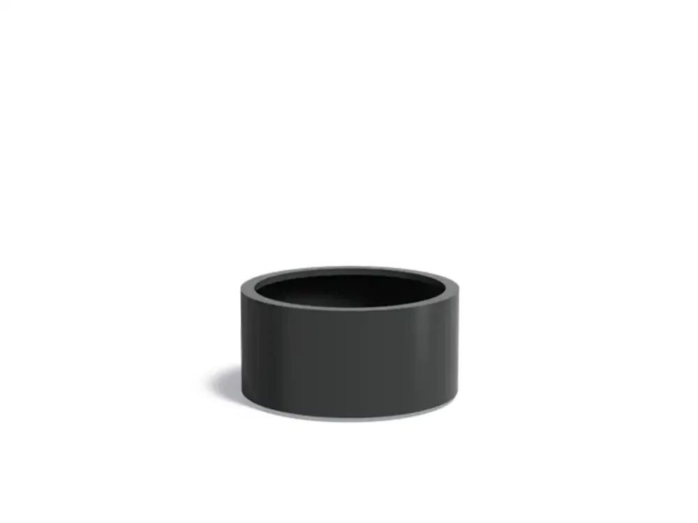 Adezz Circum Aluminium Plantenbak Rond 80 x 80 x 40 cm Zwartgrijs Superprijs