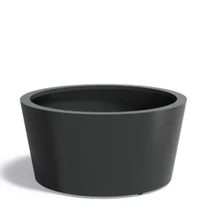 Premium Adezz Conic Aluminium Plantenbak Rond 120 x 120 x 60 cm Zwartgrijs