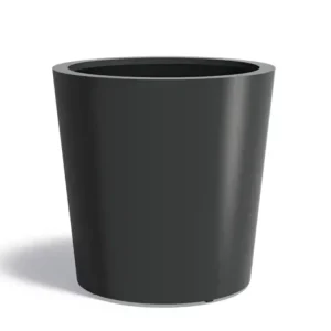 Beperkt Aanbod Adezz Conic Aluminium Plantenbak Rond 100 x 100 x 100 cm Zwartgrijs