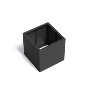 Adezz Carrez Aluminium Plantenbak Vierkant zonder Bodem 80 x 80 x 80 cm Zwartgrijs Bestel Nu