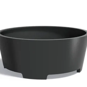 Adezz Conic Aluminium Plantenbak Rond met Poten 200 x 200 x 80 cm Zwartgrijs Bestseller