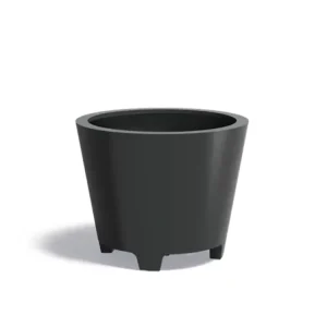 Bestseller Adezz Conic Aluminium Plantenbak Rond met Poten 100 x 100 x 80 cm Zwartgrijs