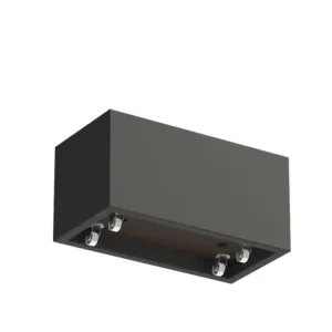 Shop Nu Adezz Carrez Plantenbak Polyester Rechthoek met wielen 100 x 50 x 50 cm Zwartgrijs