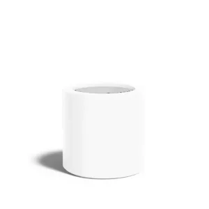 Favoriet Adezz Circum Plantenbak Polyester Rond Recht 60 x 60 x 60 cm Verkeerswit