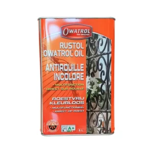 Adezz behandeling voor cortenstaal Owatrol 5.0 ltr. Nieuw