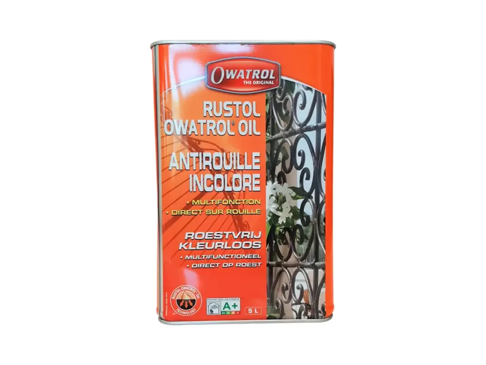 Adezz behandeling voor cortenstaal Owatrol 5.0 ltr. Nieuw