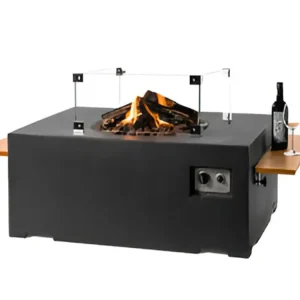 Aanbieding Glasombouw 56 x 56 x 17 cm geschikt voor Happy Cocooning vuurtafel