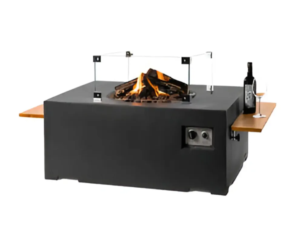 Aanbieding Glasombouw 56 x 56 x 17 cm geschikt voor Happy Cocooning vuurtafel