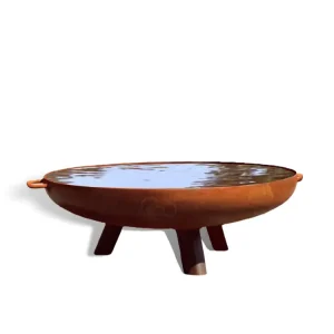 GoFire Lev Waterschaal cortenstaal 80 cm - vogel drinkschaal - groot vogelbad tuin Shop Nu