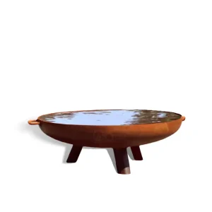 GoFire Lev Waterschaal cortenstaal 60 cm - vogel drinkschaal - groot vogelbad tuin Premium